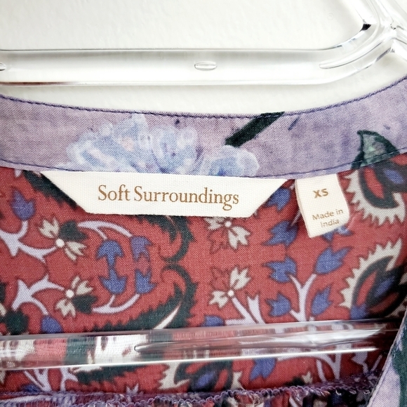 Soft Surroundings | Floral Print Giardino Tunic - Picture 6 of 8